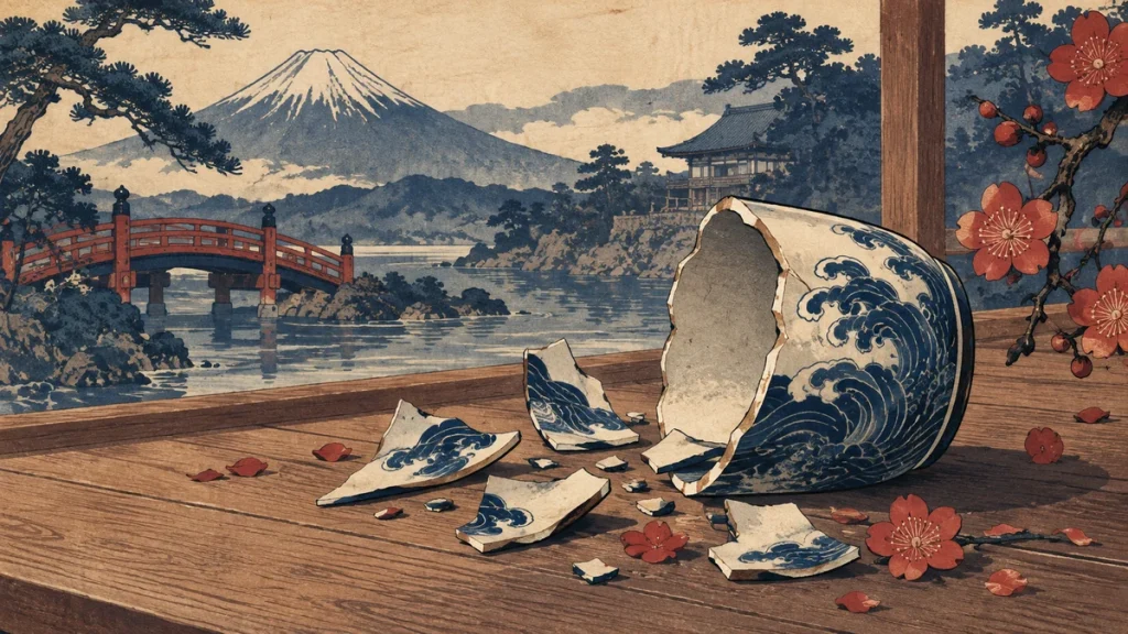 Painted illustration for Commonly Used Japanese Curse Words and Insults