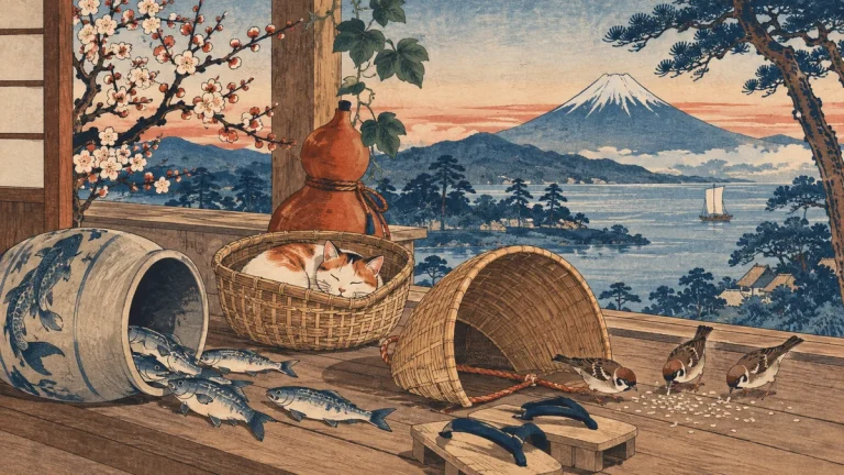 Painted illustration for 10 Funniest Japanese Idioms